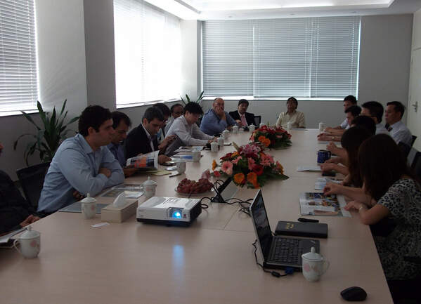 外賓到我公司參觀、座談